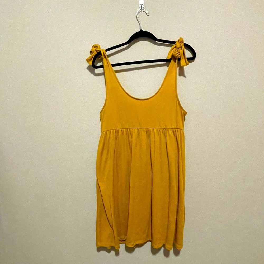 ((SOLD))Mustard Color Sundress